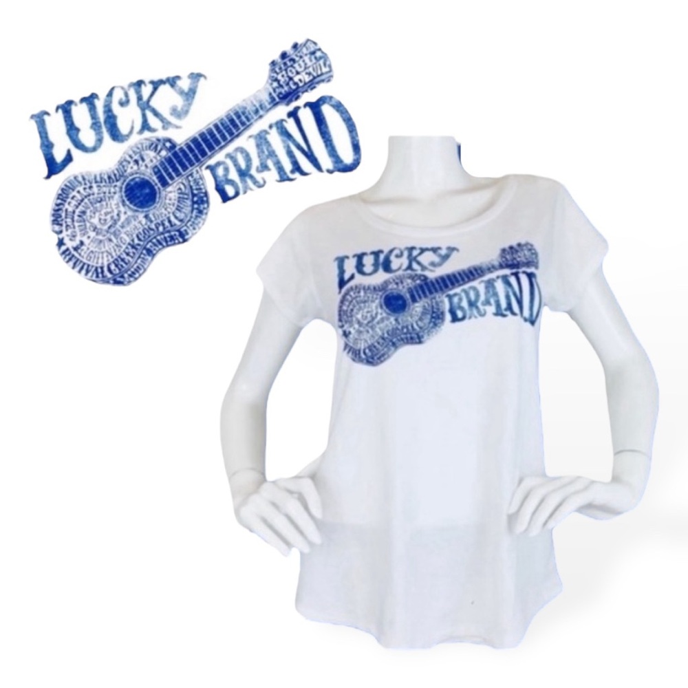 Lucky Brand Lightweight Graphic Short Sleeve T-shirt - Picture 7 of 7